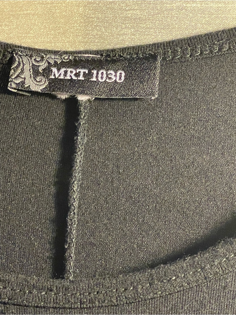 Black Graphic dress- "If you can read this you're too close" - Picture 3 of 5